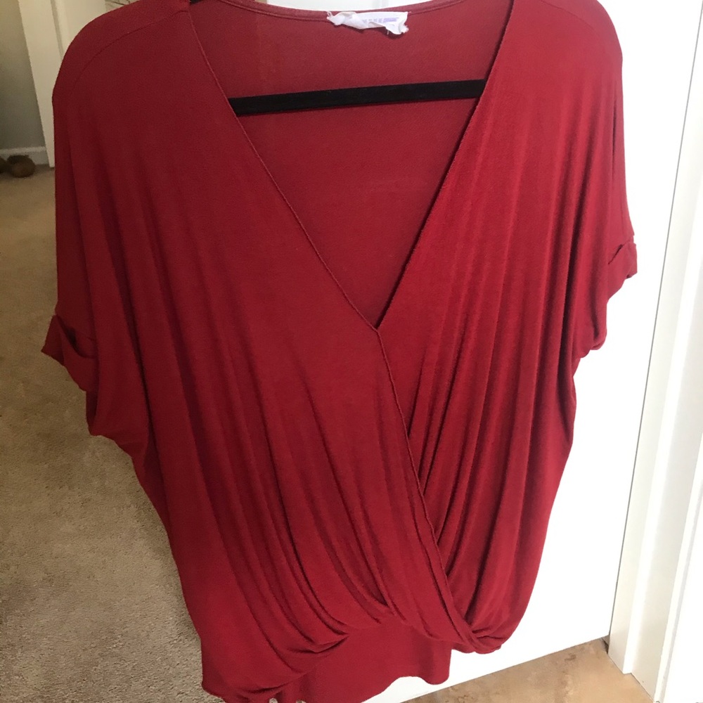 Criss cross blouse